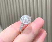 Elegant 3 Carat Round Diamond Ring with Band – D-E Color, VS1-VVS2 Clarity
