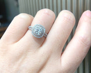 Elegant 3 Carat Round Diamond Ring with Band – D-E Color, VS1-VVS2 Clarity