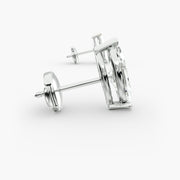 Marquise Cut Diamond Stud Earrings Setting in 14K Yellow Gold – D–E Color, VS1–VVS2 Clarity (0.50–4.00 CTW)