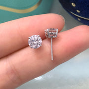 2.02 CTW Lab-Grown Diamond Stud Earrings 14K White Gold DE VVS2