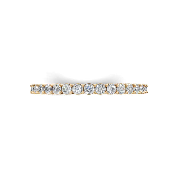1.00 Carat Round Cut Diamond Ring in 14K Gold – D–E Color, VS1–VVS2 Clarity