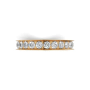 1.00 CTW Round Lab-Grown Diamond Eternity Band in 14K Gold | D Color VVS2 | Channel Set