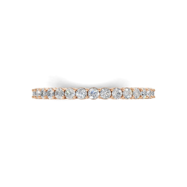 1.00 Carat Round Cut Diamond Ring in 14K Gold – D–E Color, VS1–VVS2 Clarity
