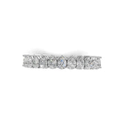 Pear-Shaped 1.00 CT Lab-Grown Diamond Wedding Band in 14K Gold | D-E Color VS1-VVS2 Clarity