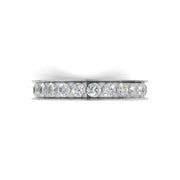 1.00 CTW Round Lab-Grown Diamond Eternity Band in 14K Gold | D Color VVS2 | Channel Set