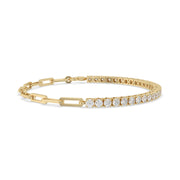 2.50ct Round Diamond Tennis Link Bracelet
