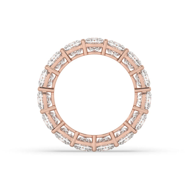 Round Lab-Grown Diamond Shared Prong Eternity Band - 10ct