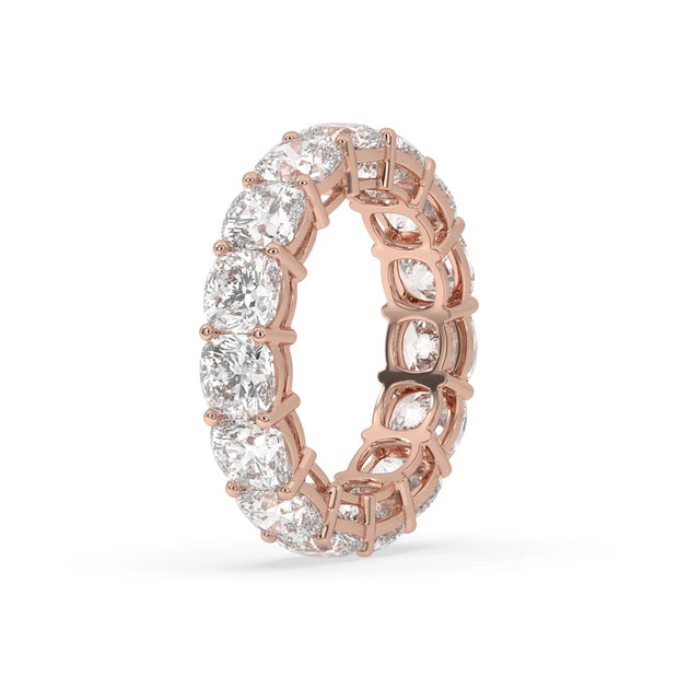 Round Lab-Grown Diamond Shared Prong Eternity Band - 10ct