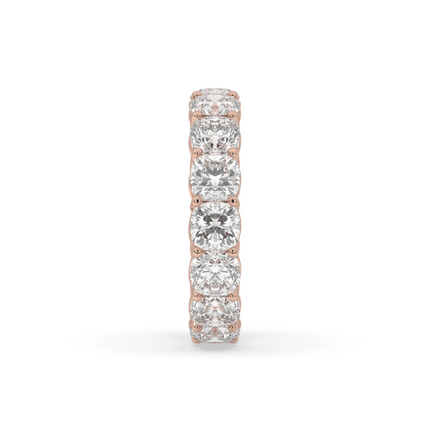 Round Lab-Grown Diamond Shared Prong Eternity Band - 10ct