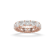 Round Lab-Grown Diamond Shared Prong Eternity Band - 10ct