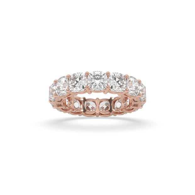 Round Lab-Grown Diamond Shared Prong Eternity Band - 10ct