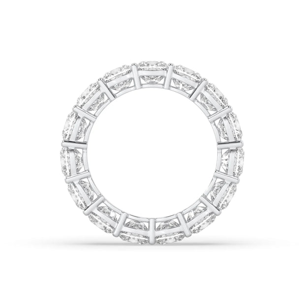 Round Lab-Grown Diamond Shared Prong Eternity Band - 10ct