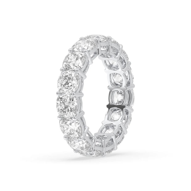 Round Lab-Grown Diamond Shared Prong Eternity Band - 10ct