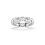 Round Lab-Grown Diamond Shared Prong Eternity Band - 10ct