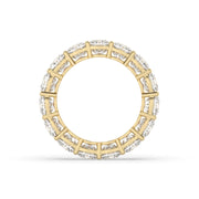 Round Lab-Grown Diamond Shared Prong Eternity Band - 10ct