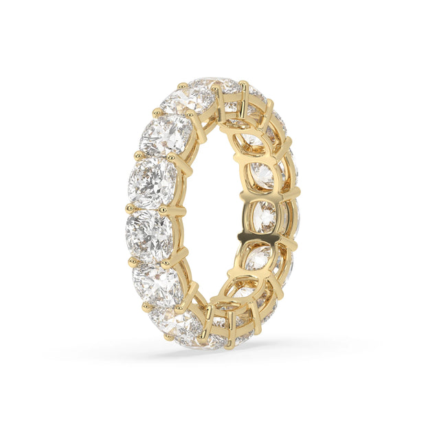 Round Lab-Grown Diamond Shared Prong Eternity Band - 10ct