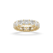 Round Lab-Grown Diamond Shared Prong Eternity Band - 10ct