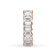 Emerald Eternity Diamond Ring - 6ct