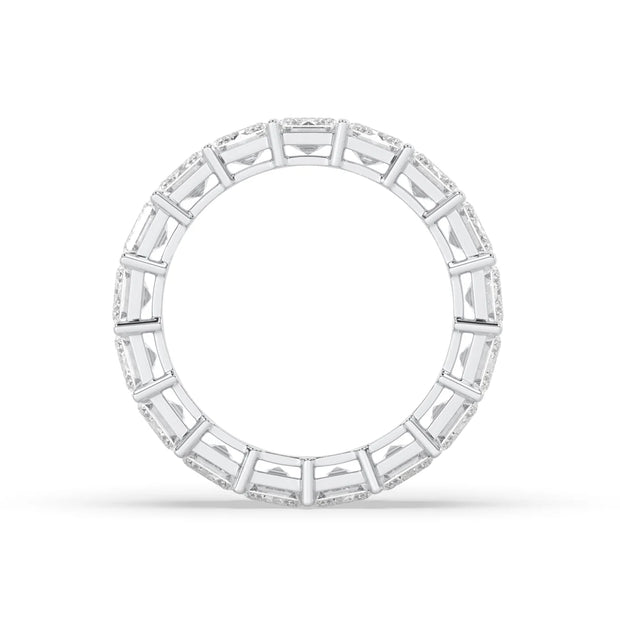 Emerald Eternity Diamond Ring - 6ct
