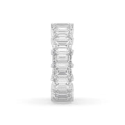 Emerald Eternity Diamond Ring - 6ct