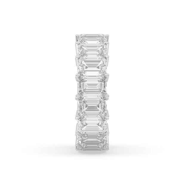 Emerald Eternity Diamond Ring - 6ct