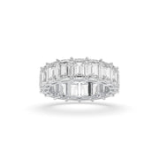 Emerald Eternity Diamond Ring - 6ct