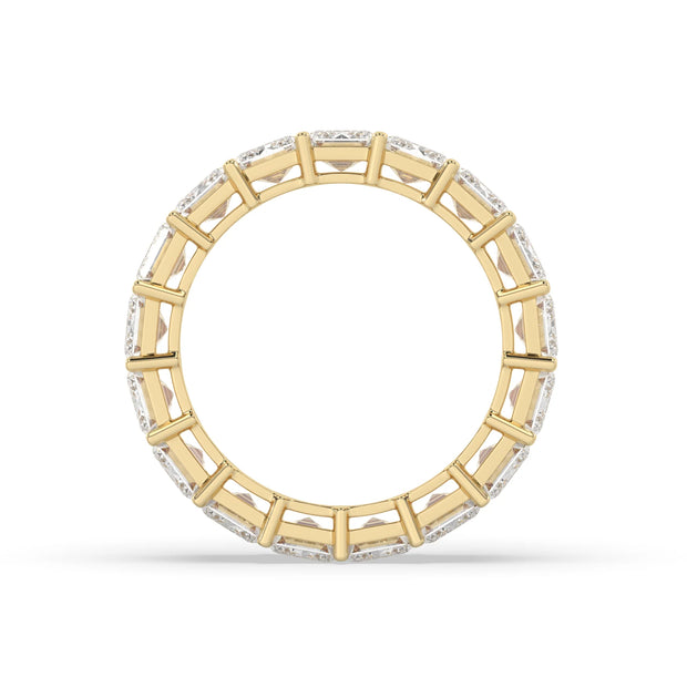 Emerald Eternity Diamond Ring - 6ct