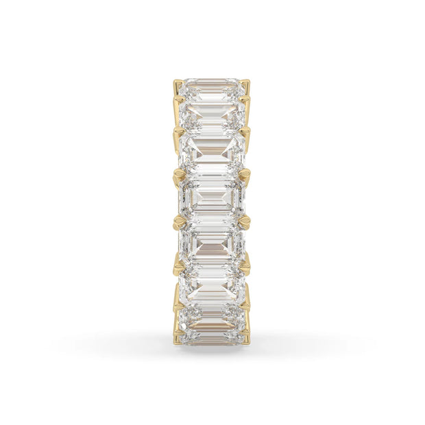 Emerald Eternity Diamond Ring - 6ct