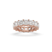 Asscher Eternity Diamond Ring - 6ct