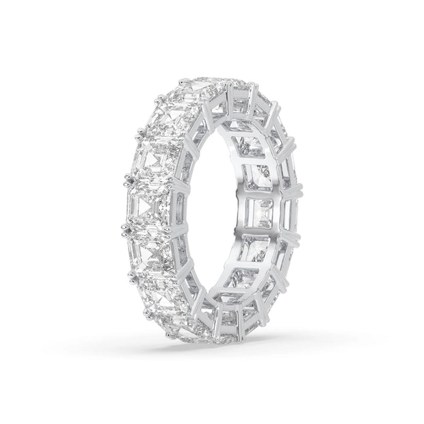 Asscher Eternity Diamond Ring - 6ct