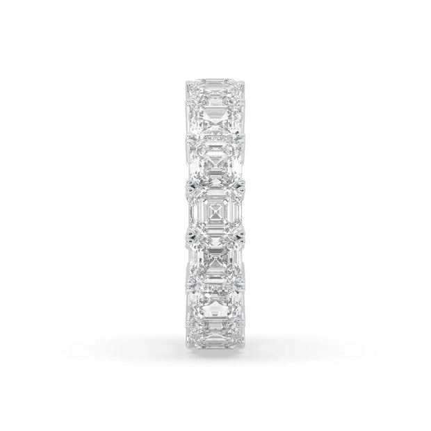 Asscher Eternity Diamond Ring - 6ct