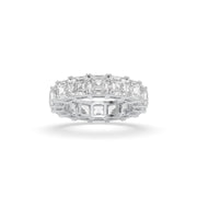Asscher Eternity Diamond Ring - 6ct