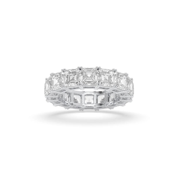 Asscher Eternity Diamond Ring - 6ct