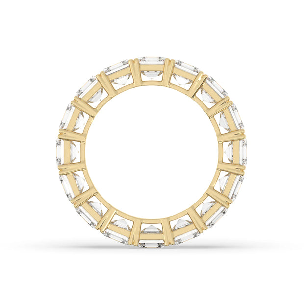 Asscher Eternity Diamond Ring - 6ct