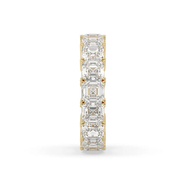 Asscher Eternity Diamond Ring - 6ct