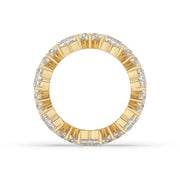 Alternating Heart Lab-Grown Diamond Eternity Band - 5ct