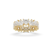Alternating Heart Lab-Grown Diamond Eternity Band - 5ct