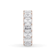 Radiant U-Prong Eternity Band - 6ct