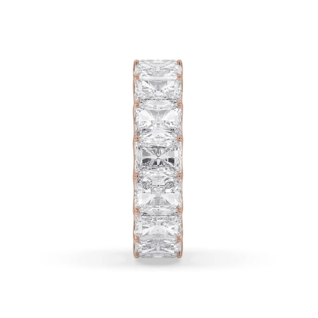Radiant U-Prong Eternity Band - 6ct