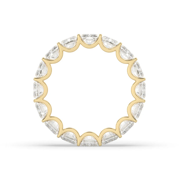 Radiant U-Prong Eternity Band - 6ct