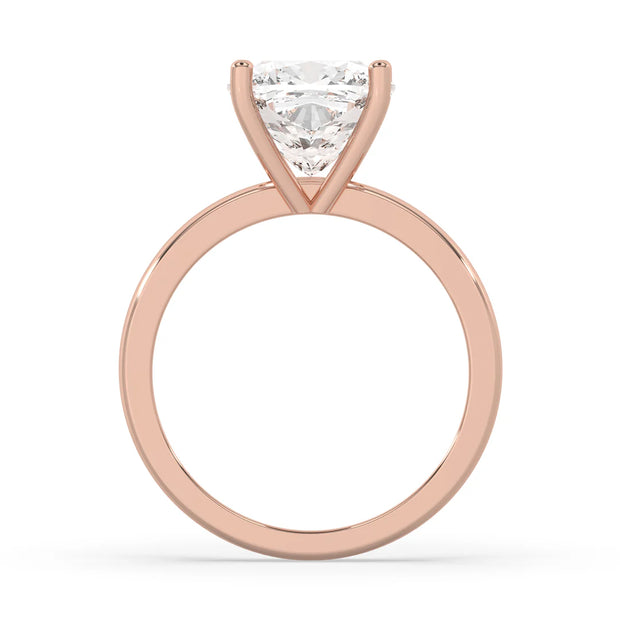 5ct Lab Grown Cushion Engagement Ring