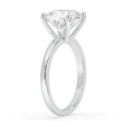5ct Lab Grown Cushion Engagement Ring