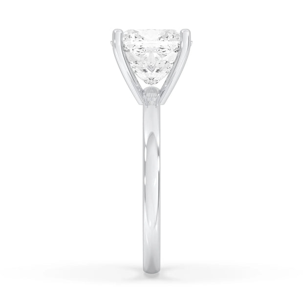 5ct Lab Grown Cushion Engagement Ring