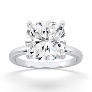 5ct Lab Grown Cushion Engagement Ring