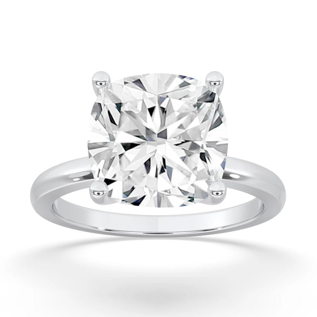 5ct Lab Grown Cushion Engagement Ring