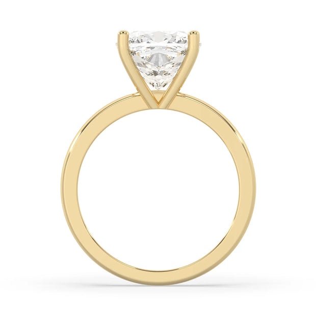 5ct Lab Grown Cushion Engagement Ring