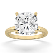 5ct Lab Grown Cushion Engagement Ring