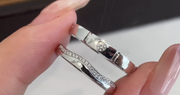 'Love What You Love' Lab Grown Diamond Couple Rings 0.20 CTW 14K White Gold
