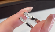 'Love What You Love' Lab Grown Diamond Couple Rings 0.20 CTW 14K White Gold