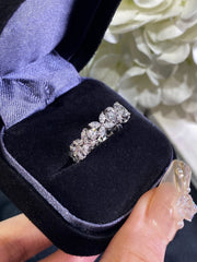Lab-Grown Marquise Full Eternity Diamond Ring 2.10 CTW 14K White Gold